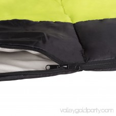 Sleeping Bag, 2-Season With Carrying Bag For Adults and Kids, Otter Tail Sleeping Bag By Wakeman Outdoors (Neon Green) (For Camping And Festivals) 564690334